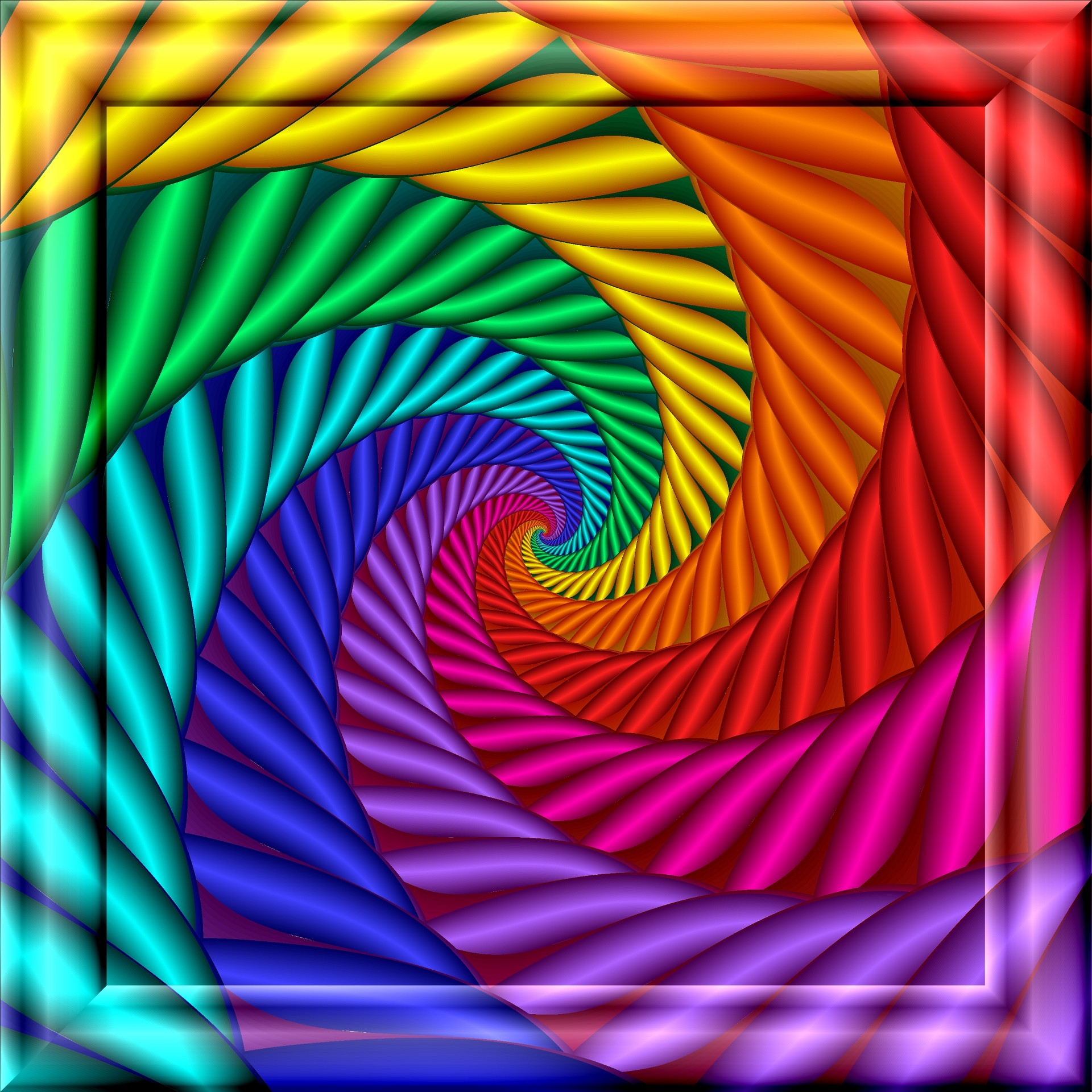 color spiral 3d free photo