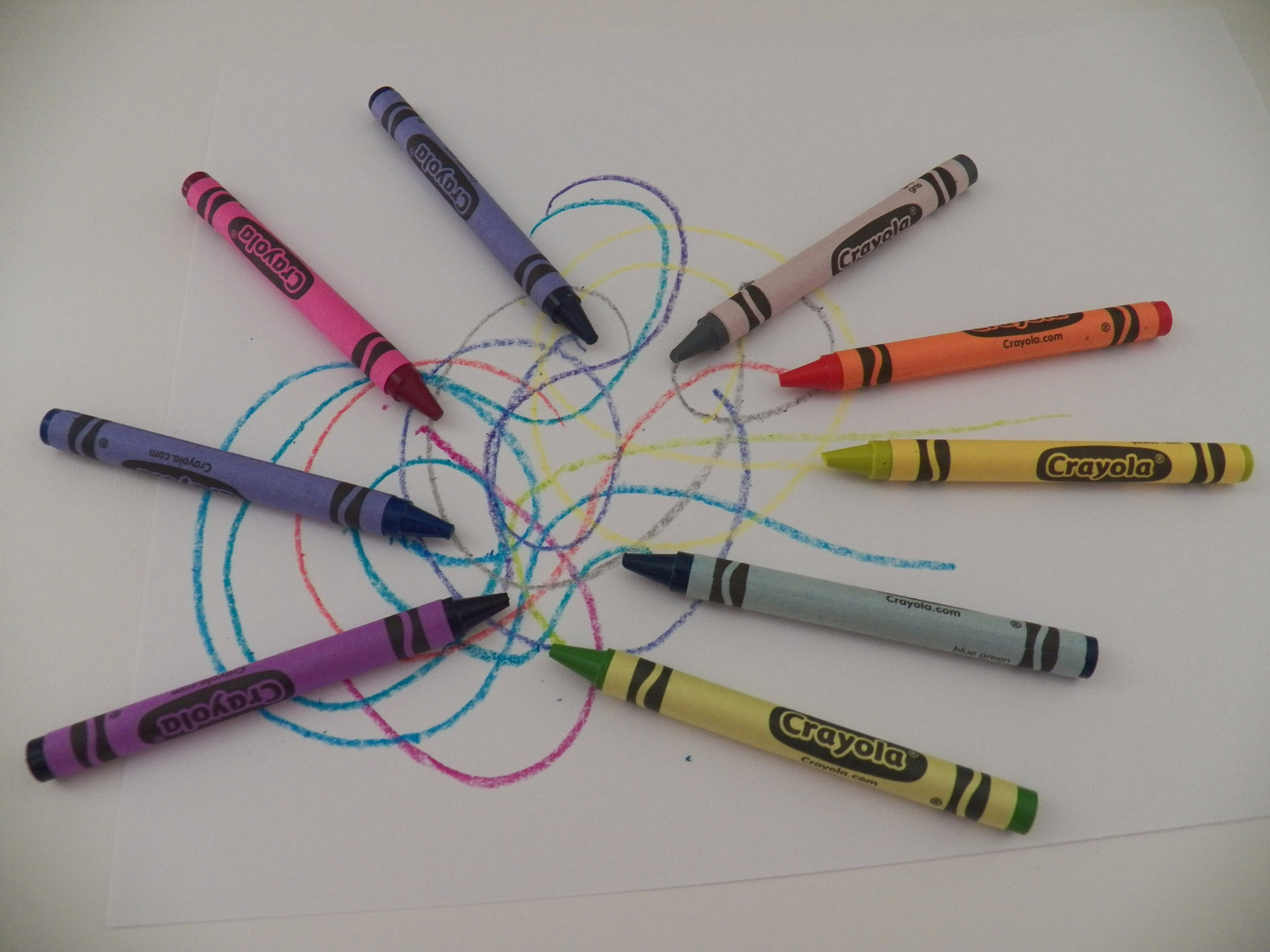 color coloring crayons free photo