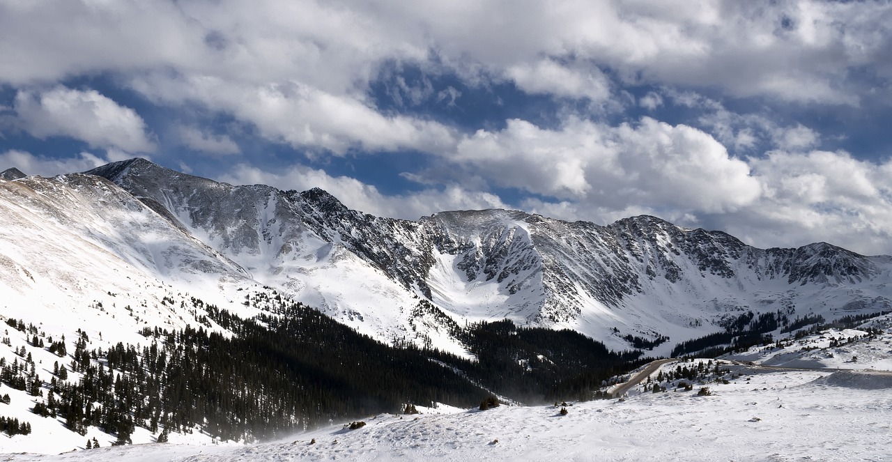 colorado loveland pass snow free photo