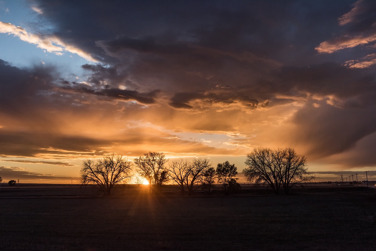 colorado sunset twilight free photo