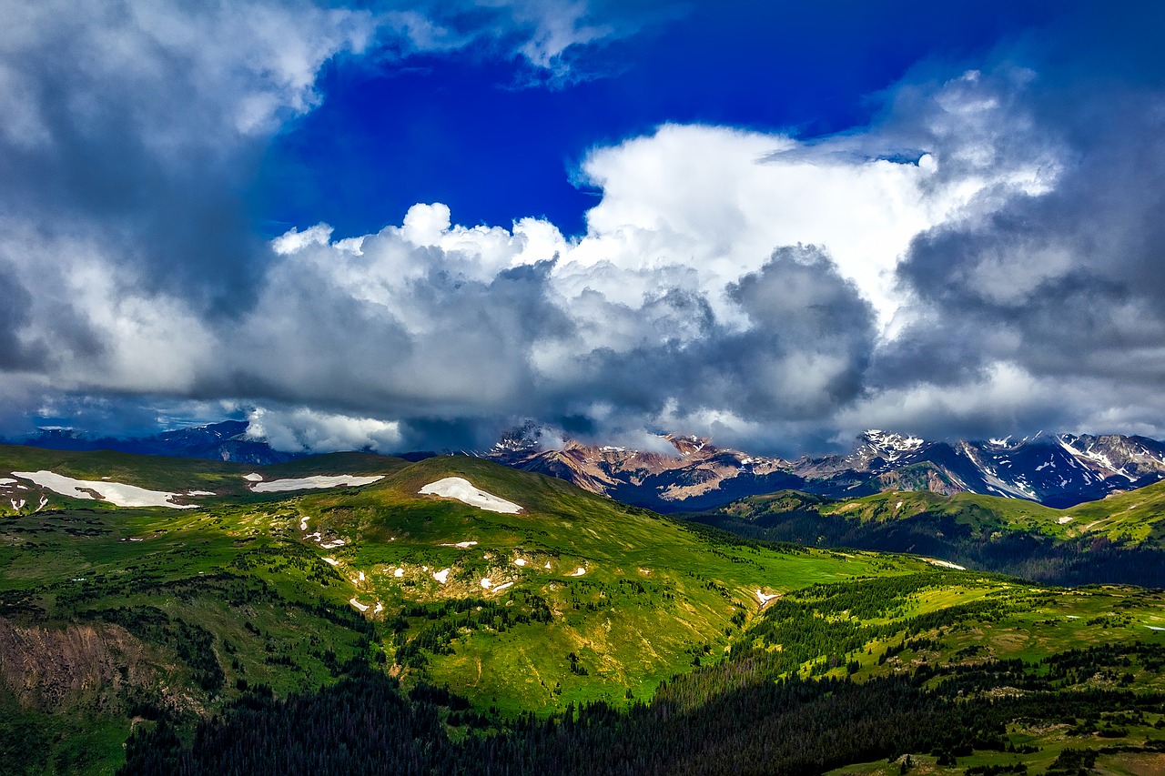 colorado mountains sky free photo