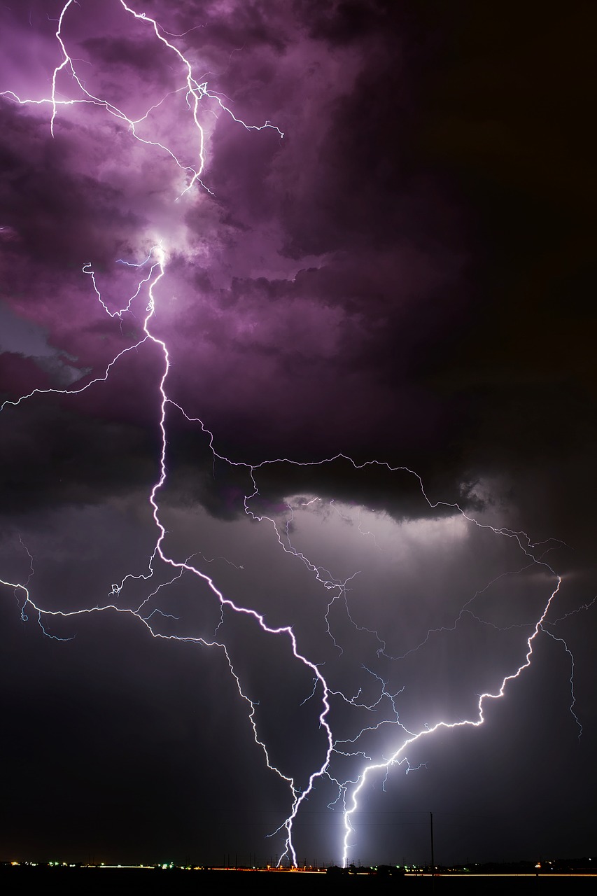 colorado storm lightning free photo