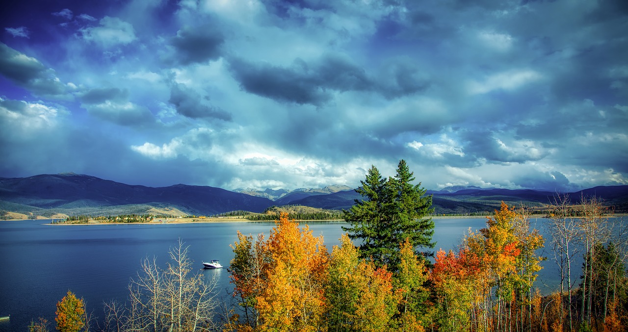 colorado  lake  boat free photo