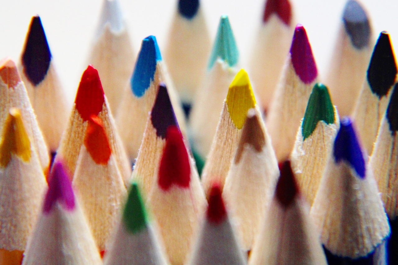 colored pencils  pens  paint free photo