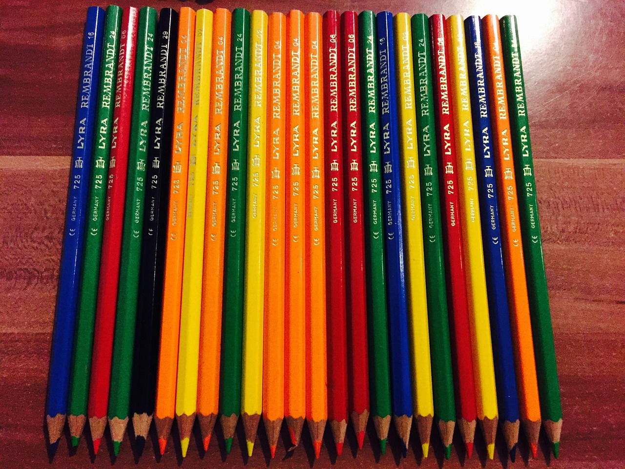 colored pencils color colorful free photo