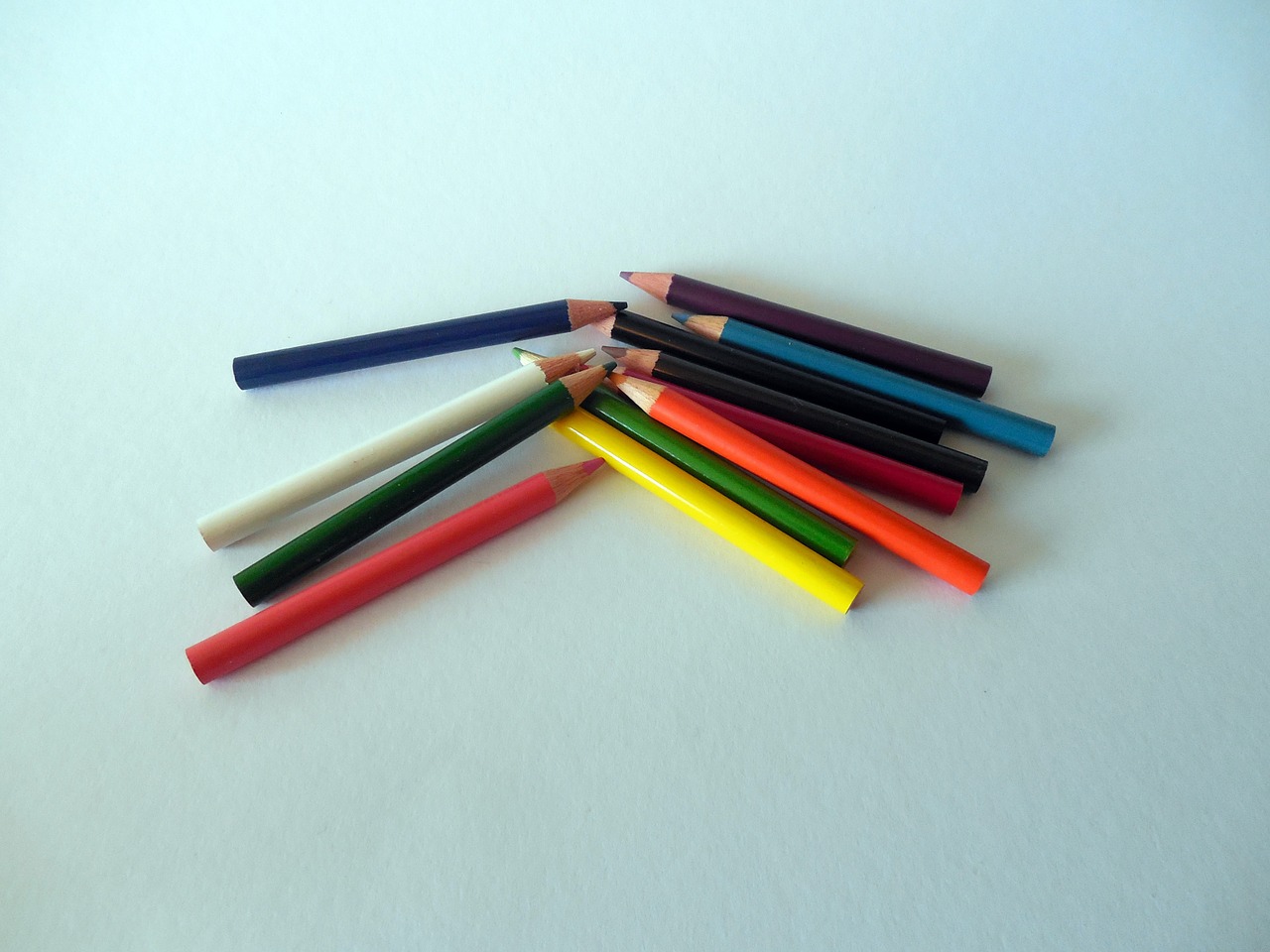 colored pencils pens color free photo