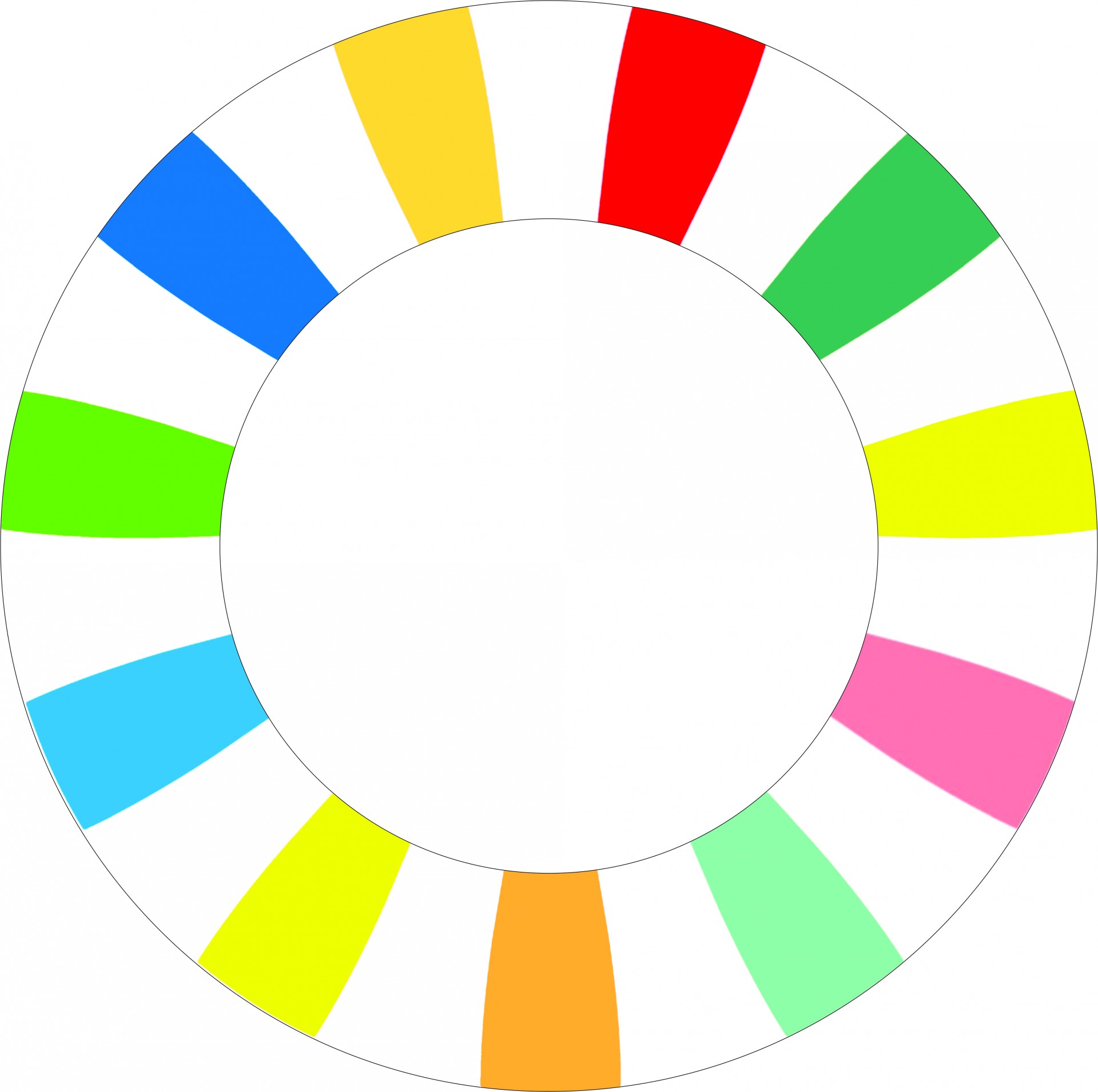 colors colored wheel free photo