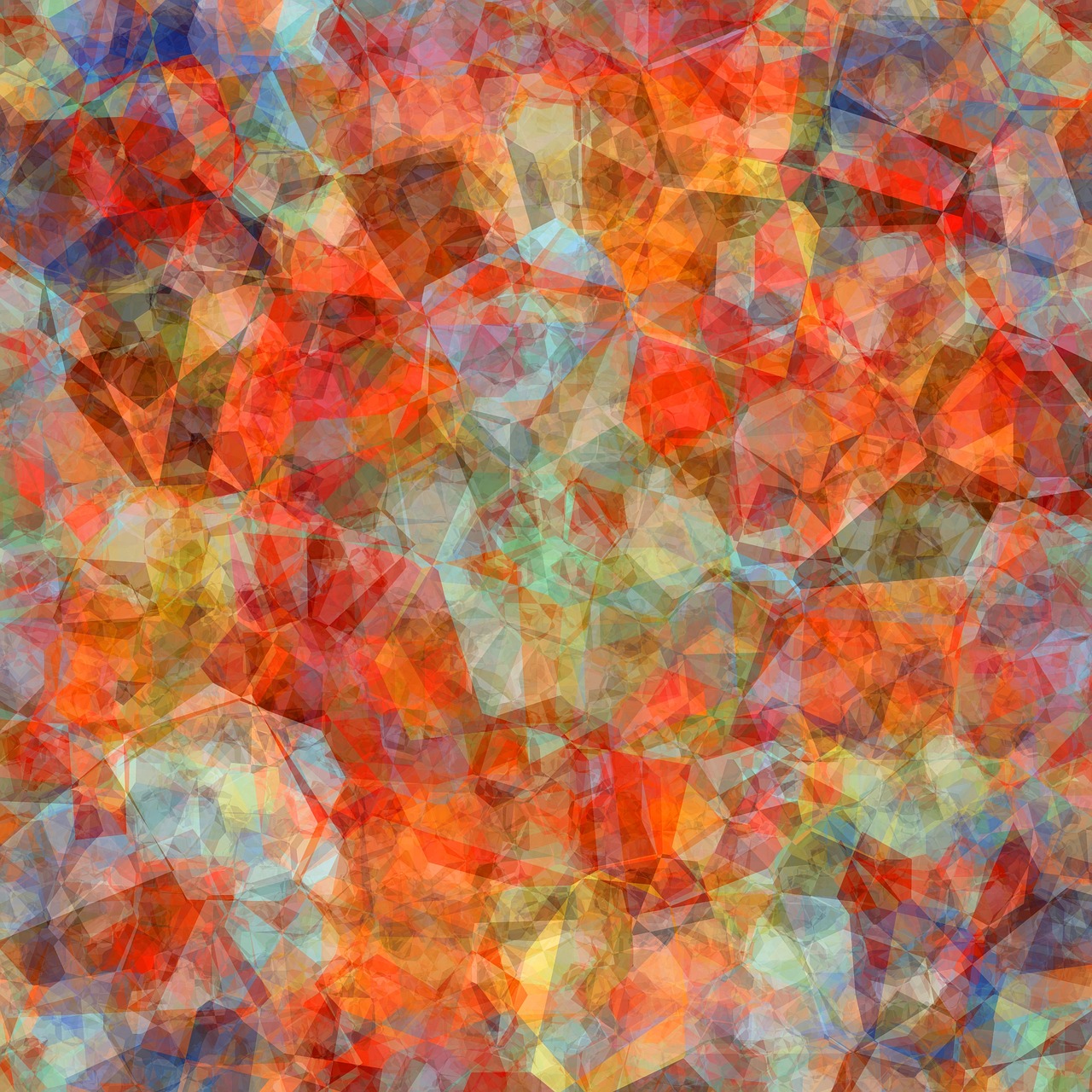 colorful abstract polygon free photo