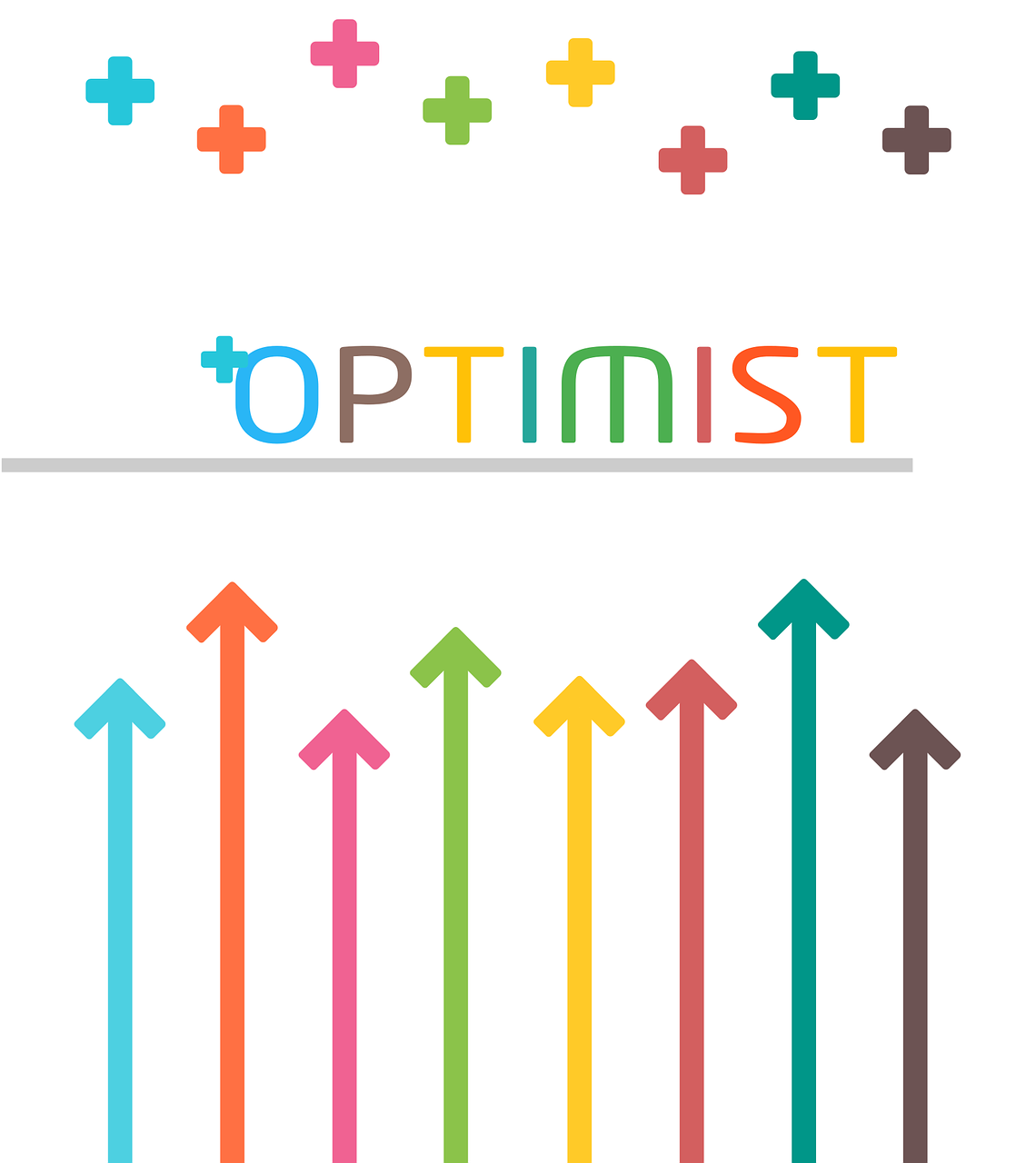 colorful optimist motivation free photo