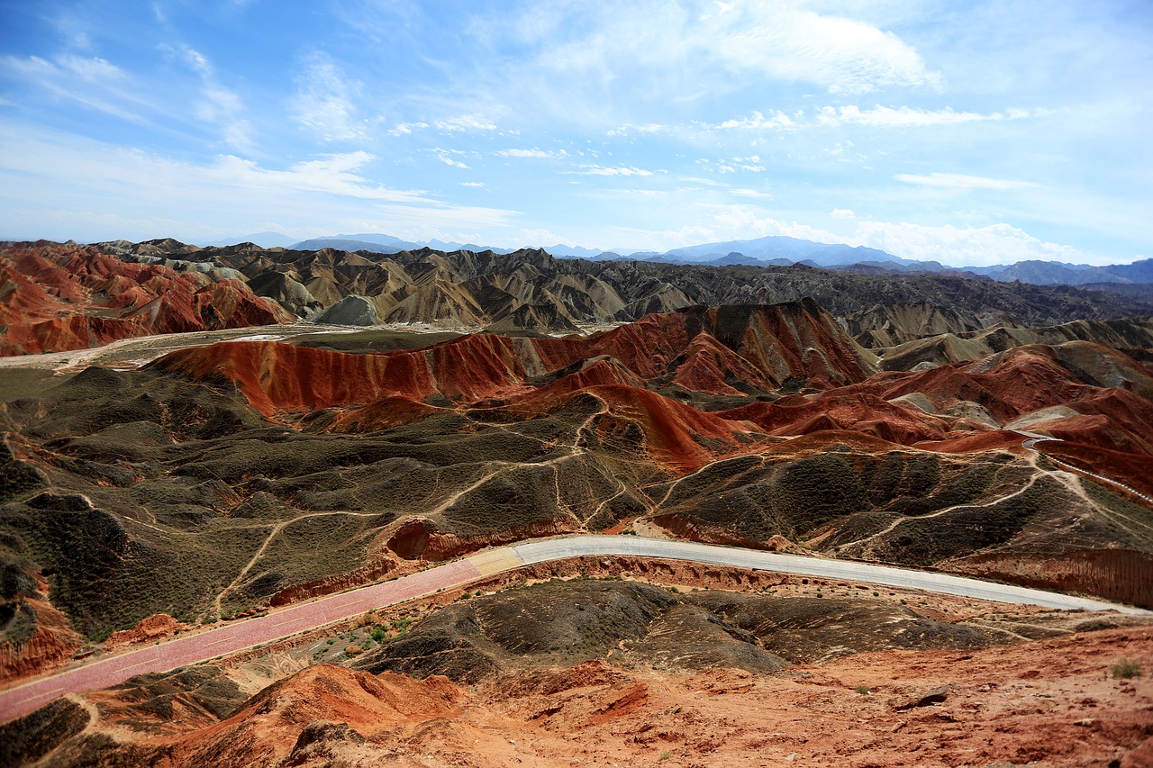 colorful magic zhangye free photo