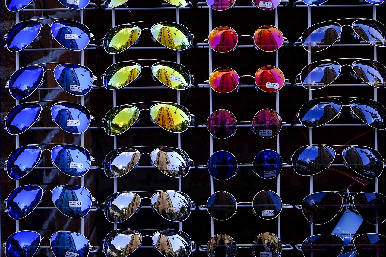 colorful colourful sunglasses free photo
