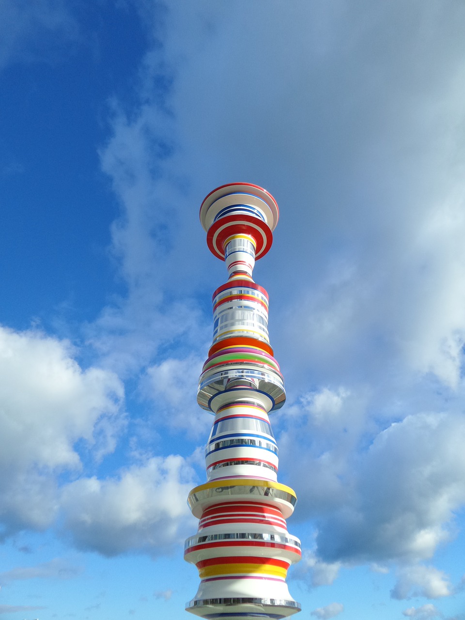 colorful sculpture takamatsu free photo