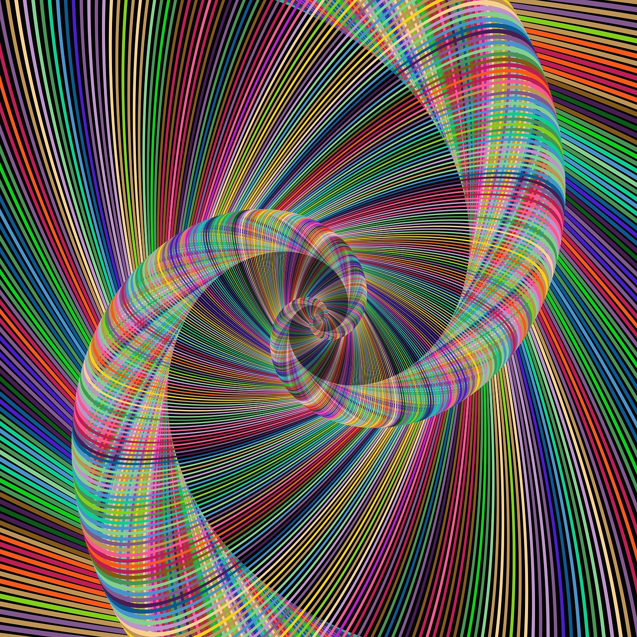 colorful spiral swirl free photo