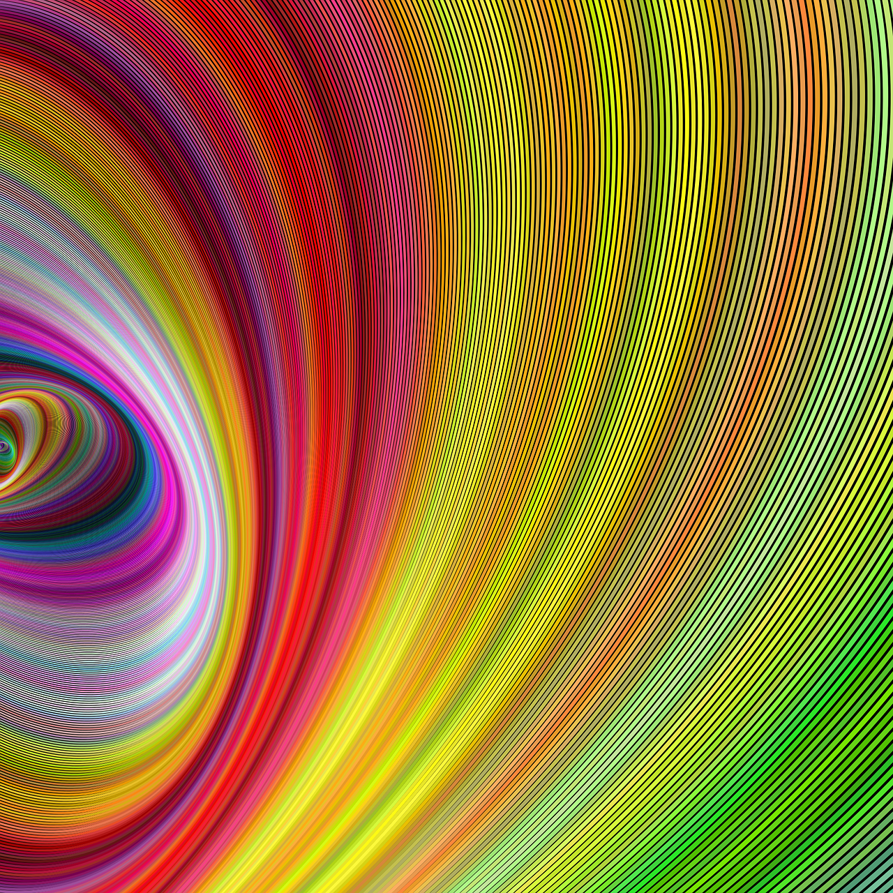 colorful fractal background free photo