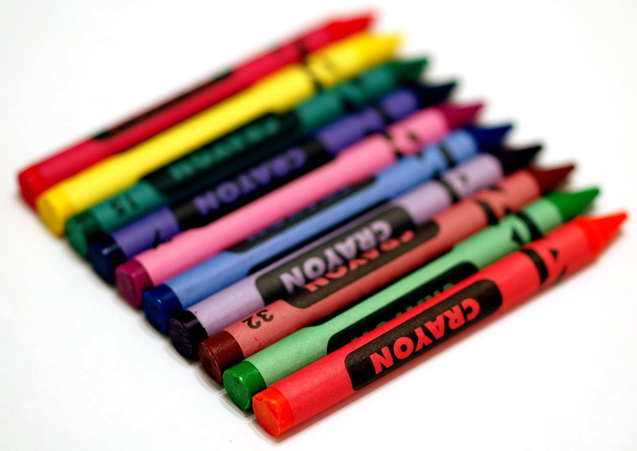 colorful pens wax free photo
