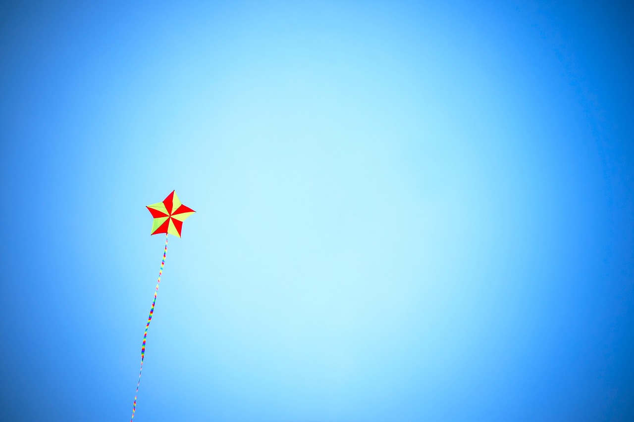 colorful kite play free photo