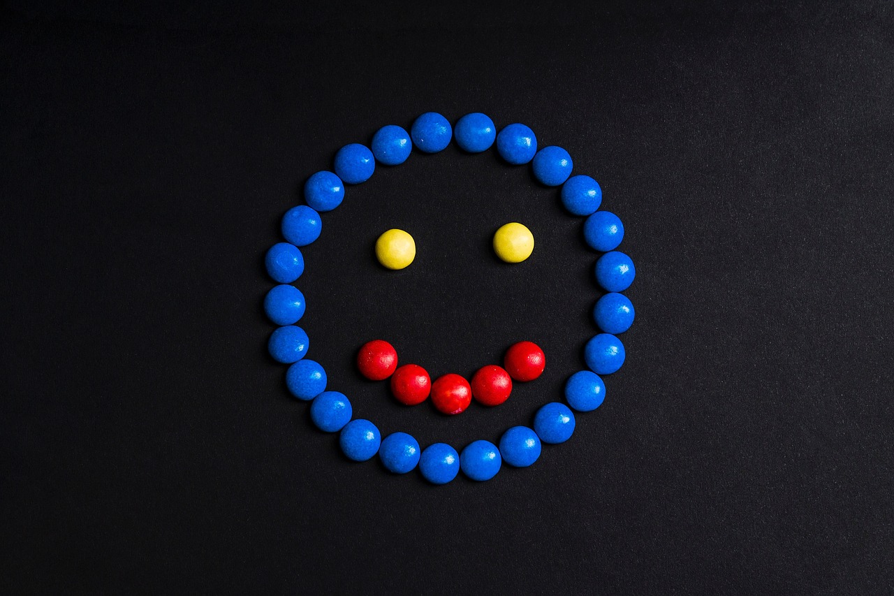 colorful candy smiley free photo