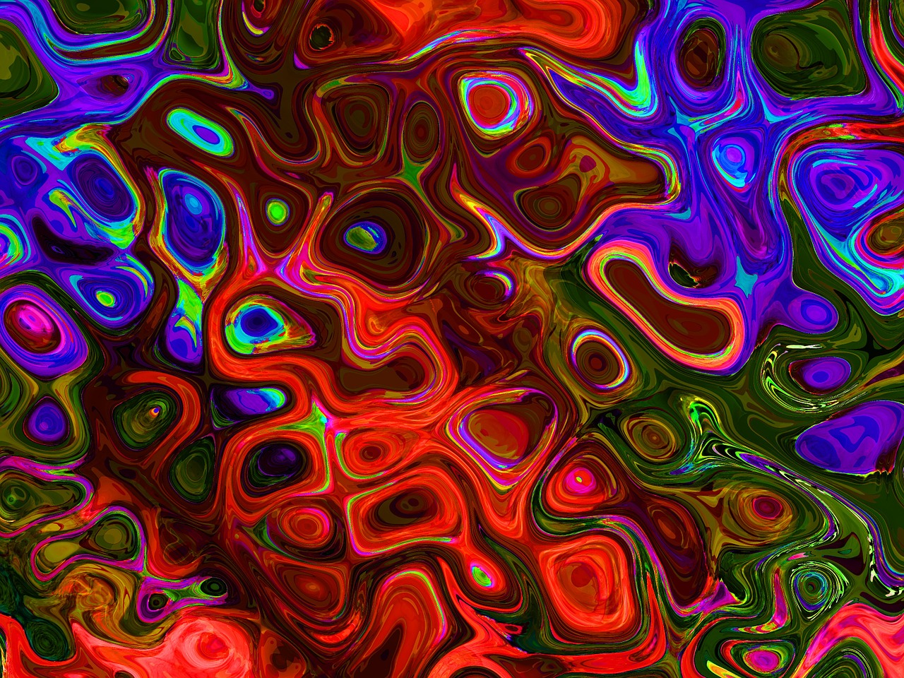 colorful chaos chaotic free photo