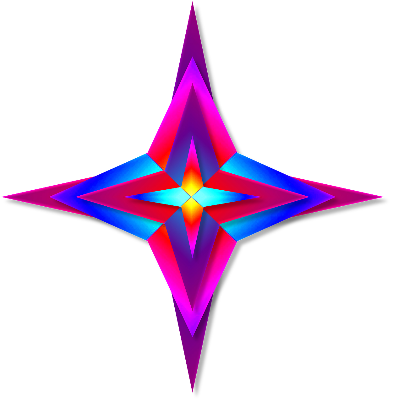 colorful vibrant star free photo