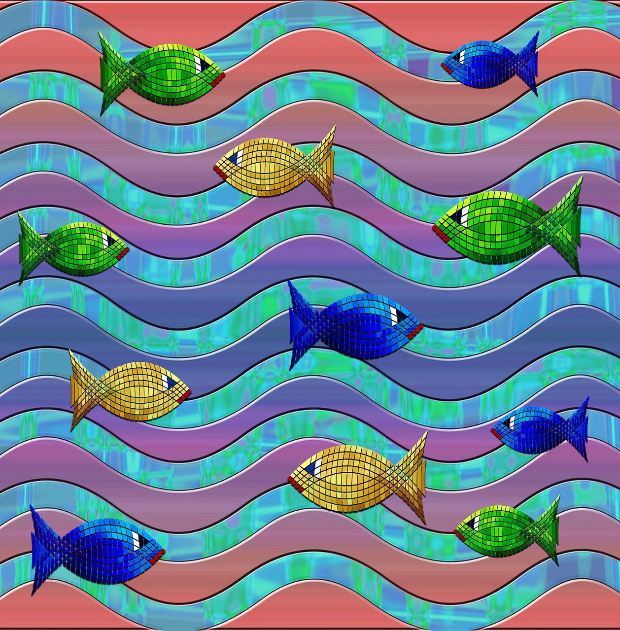 colorful fish water free photo