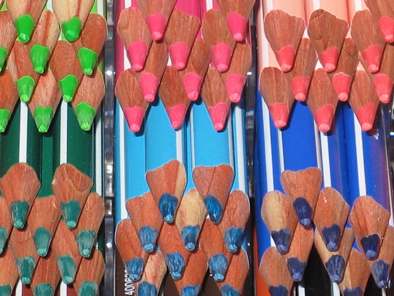 colorful colored pencils pens free photo