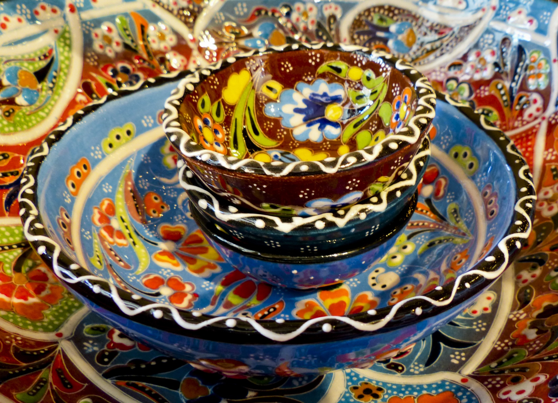 colorful dishes mexico free photo