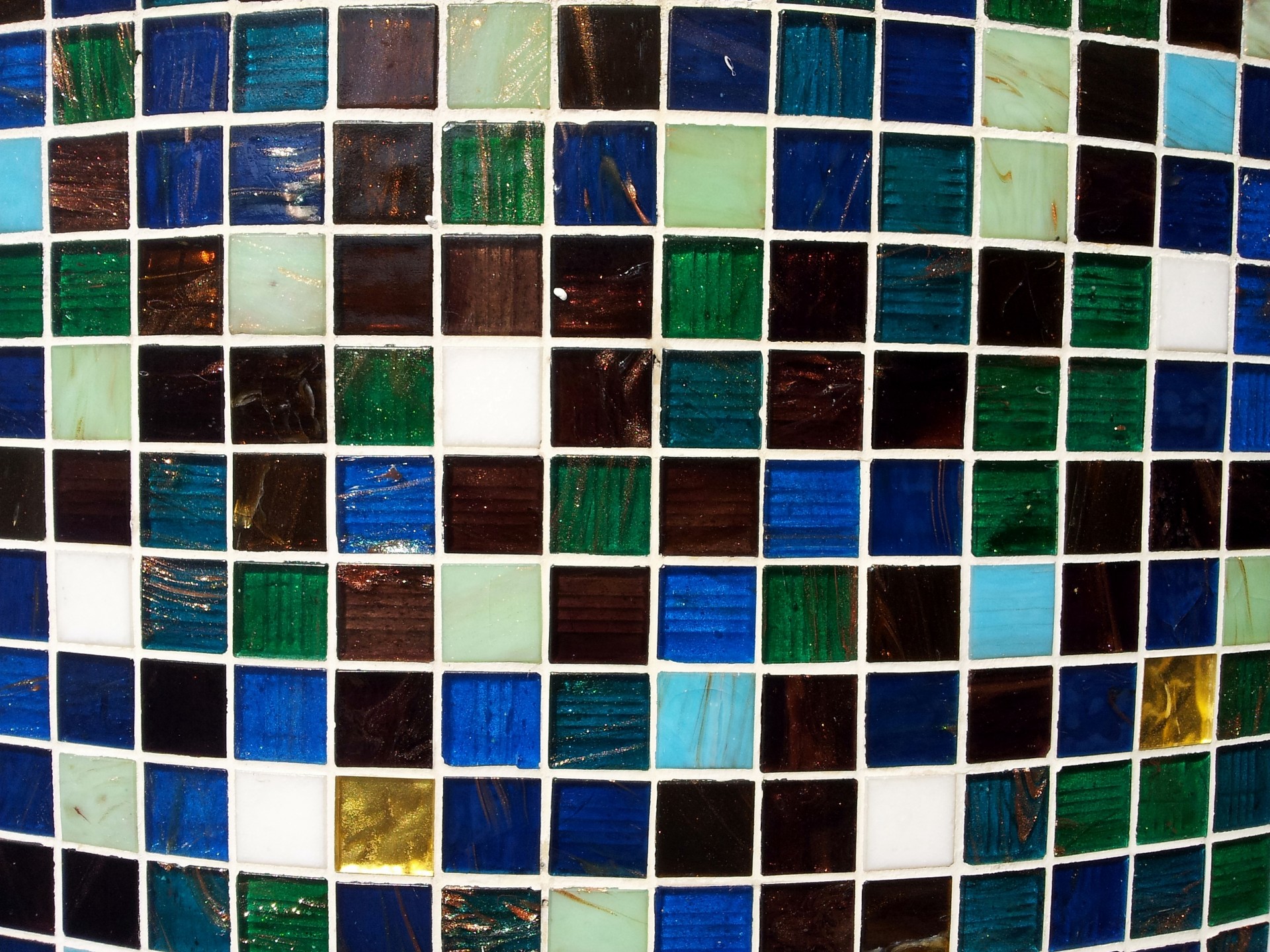 colorful mosaic wall pillar wallpaper free photo