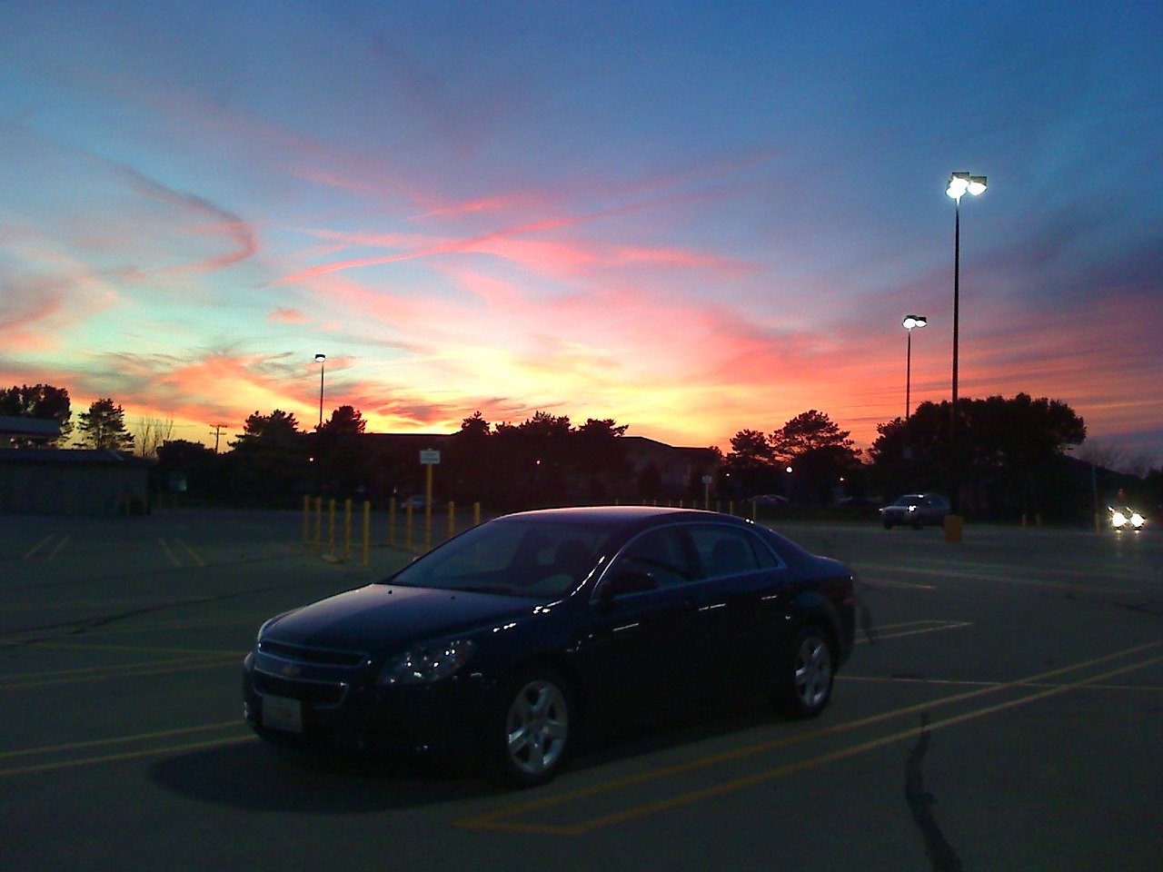 colorful sunset sky colorful free photo