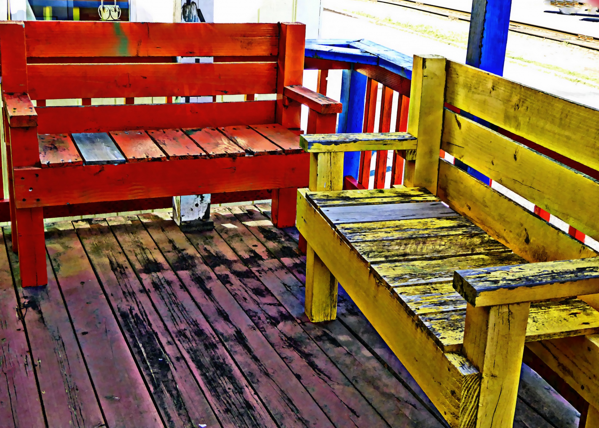 bench benches seat free photo