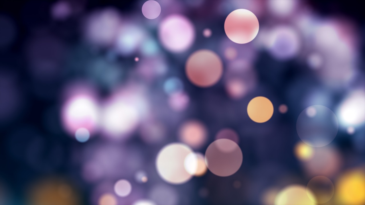 colors bokeh circles free photo