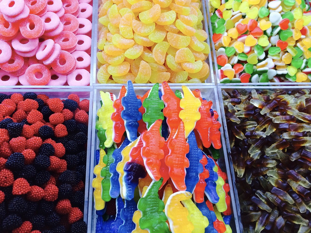 colors market sweets free photo