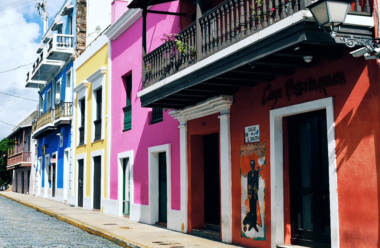 colors  street  buildings free photo