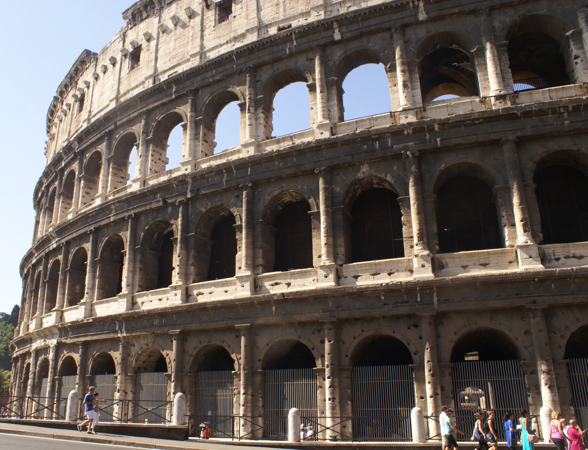 amphitheater rome colosseum free photo