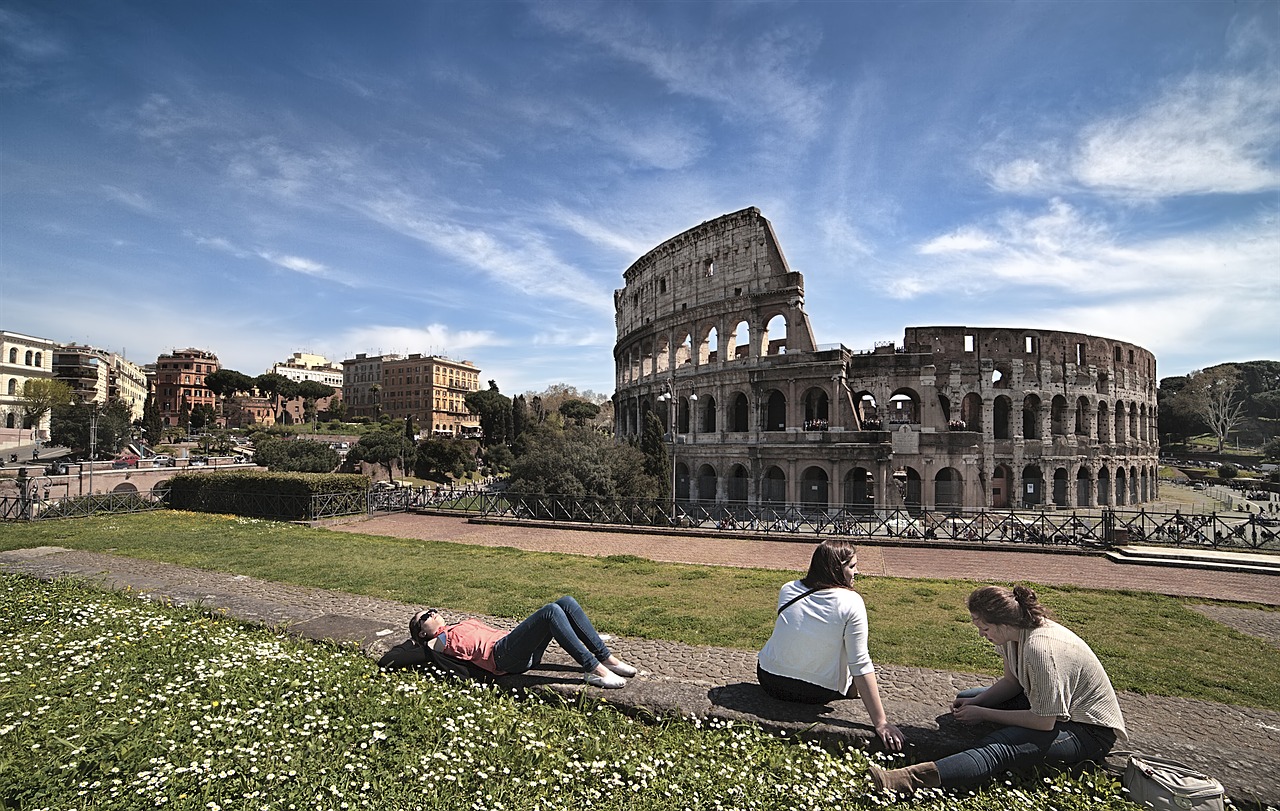 colosseum holidays ancient free photo
