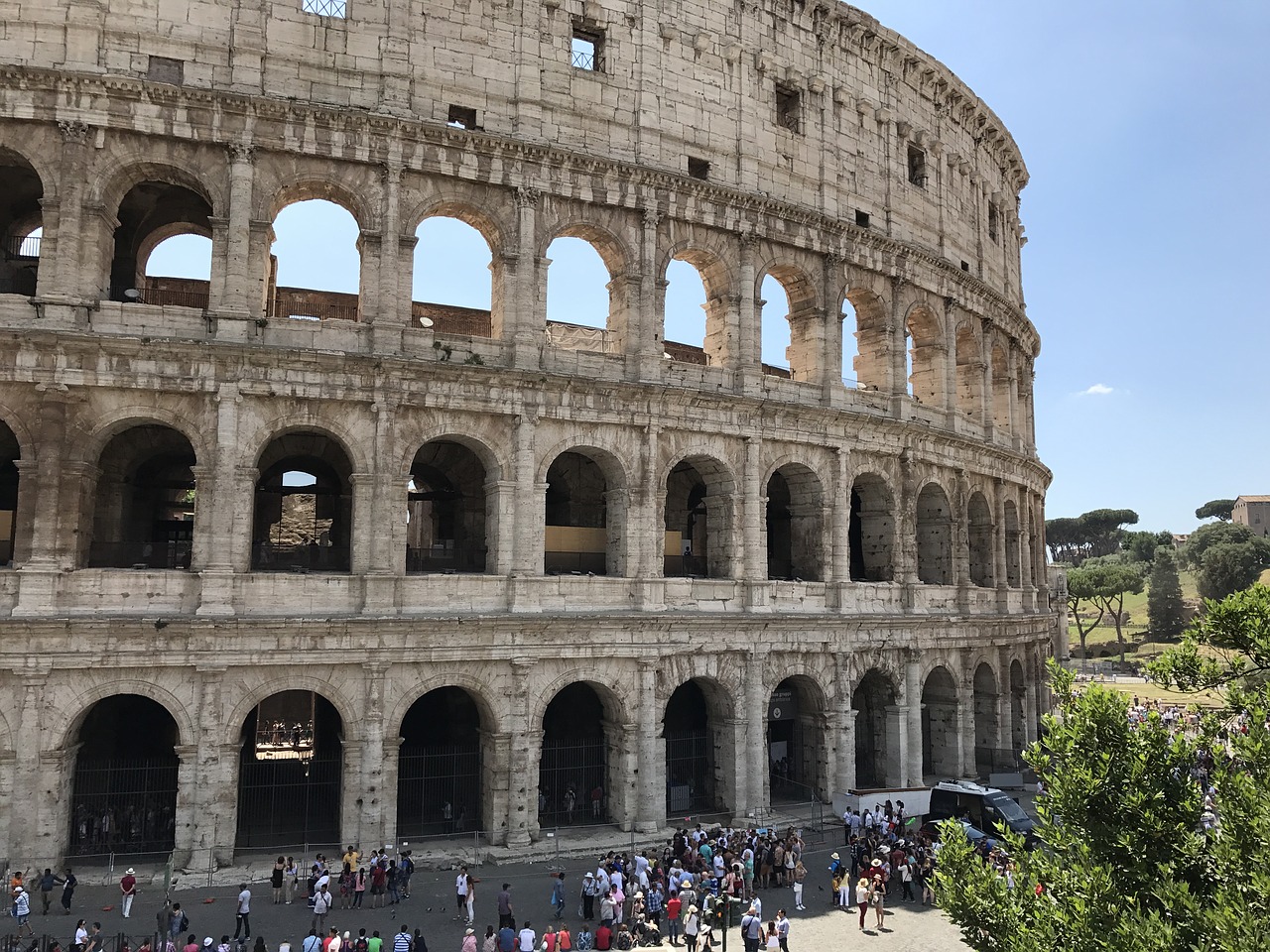 colosseum roman ancient free photo