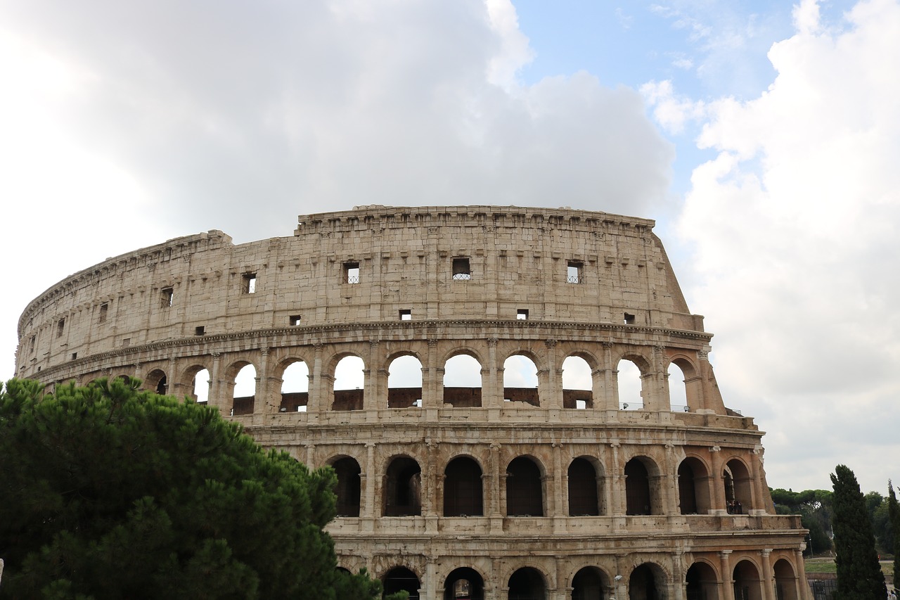 colosseum  italy  rome free photo