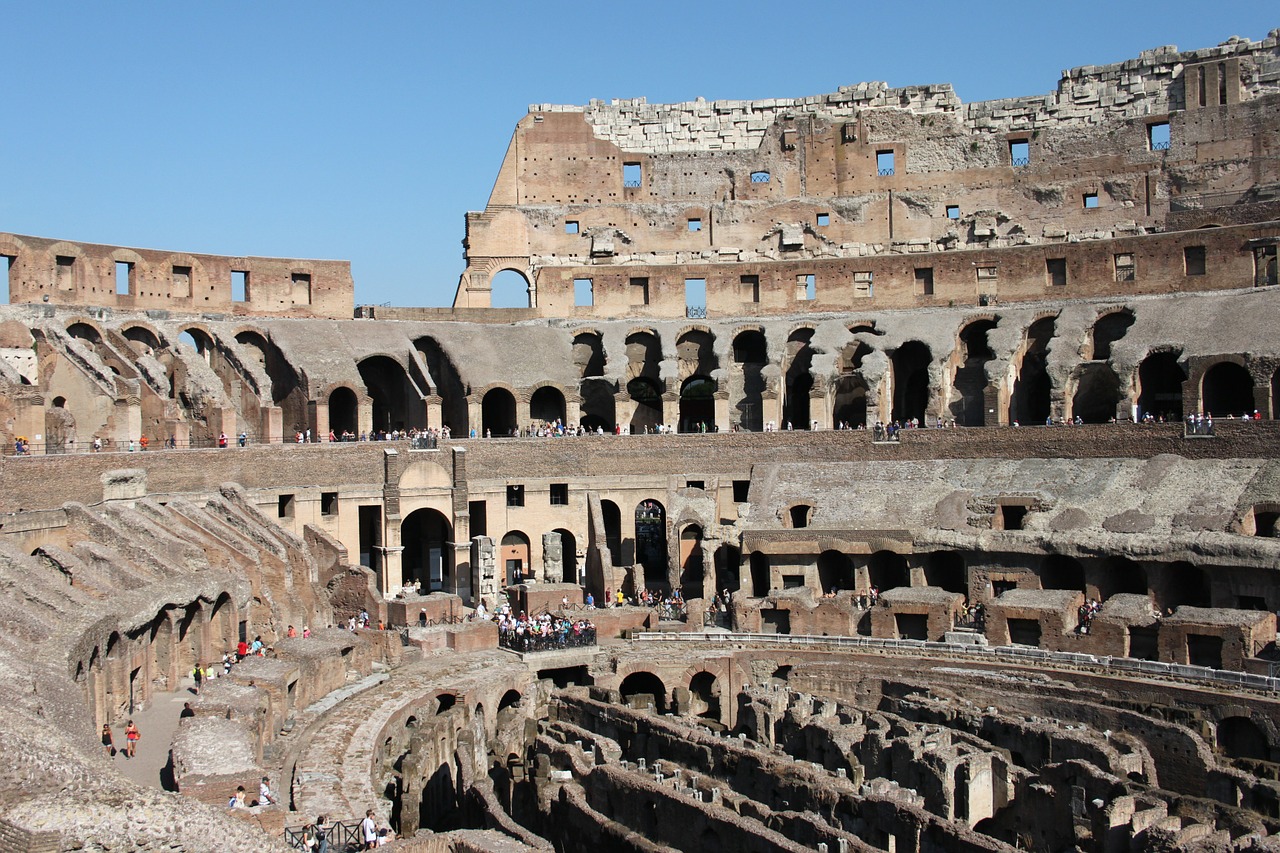 colosseum italy old free photo