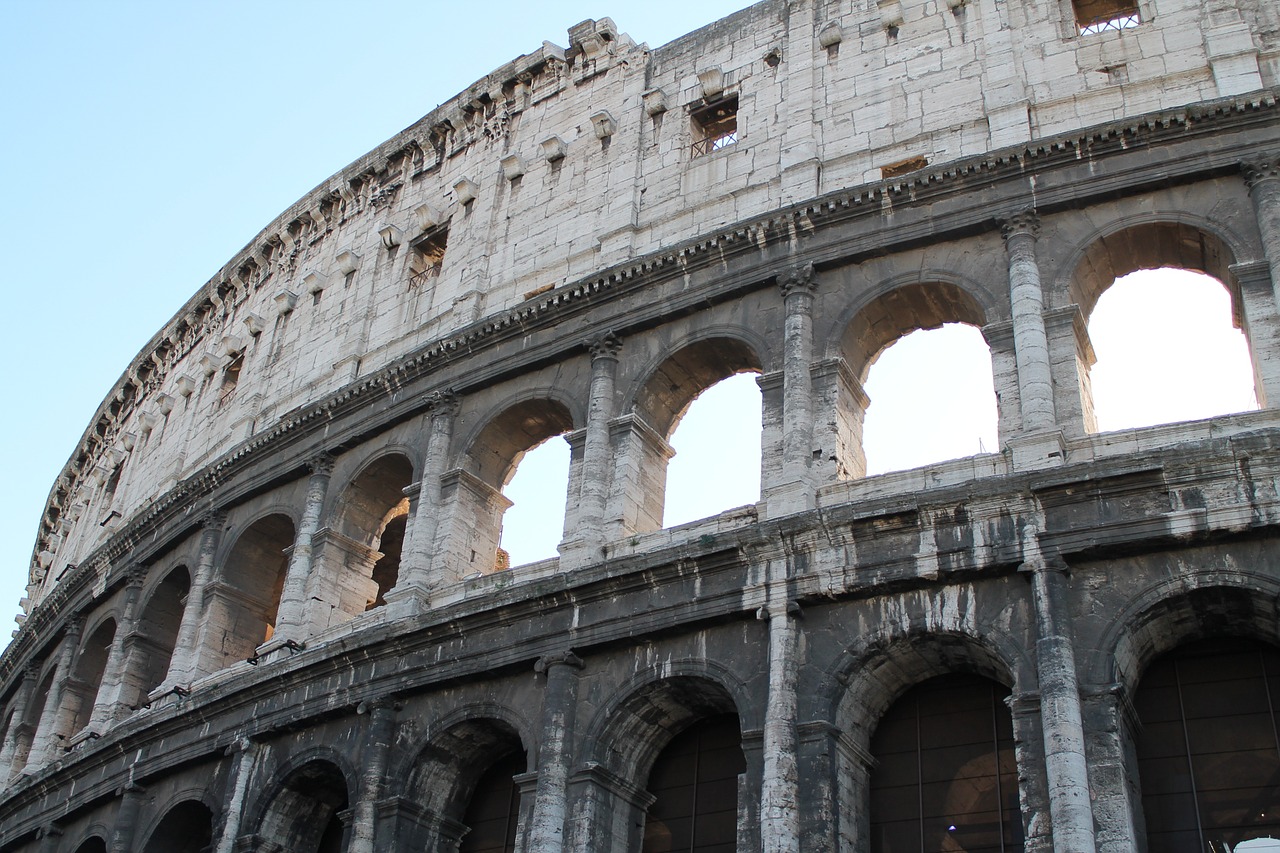 colosseum rome arc free photo