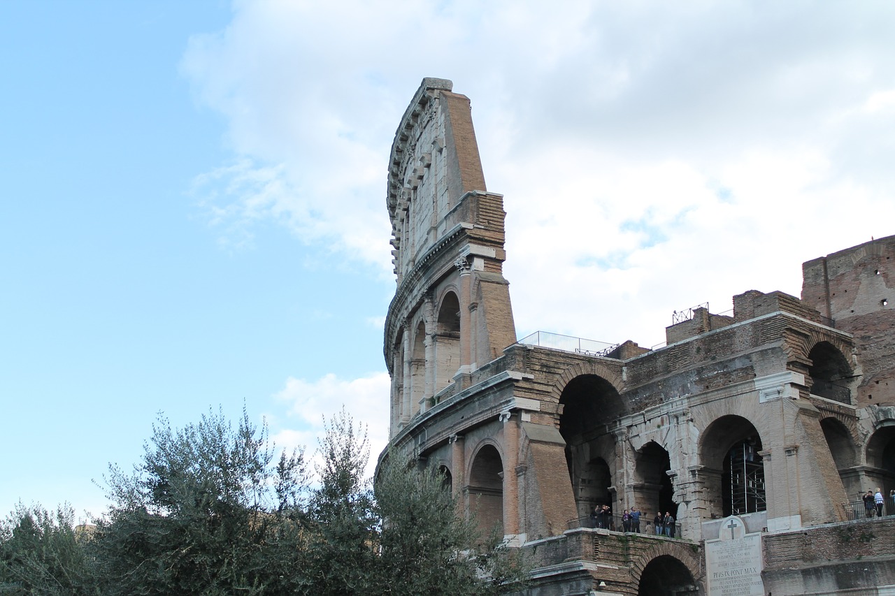 colosseum rome monument free photo