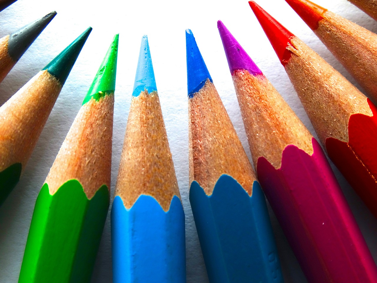 colour pencils color paint free photo