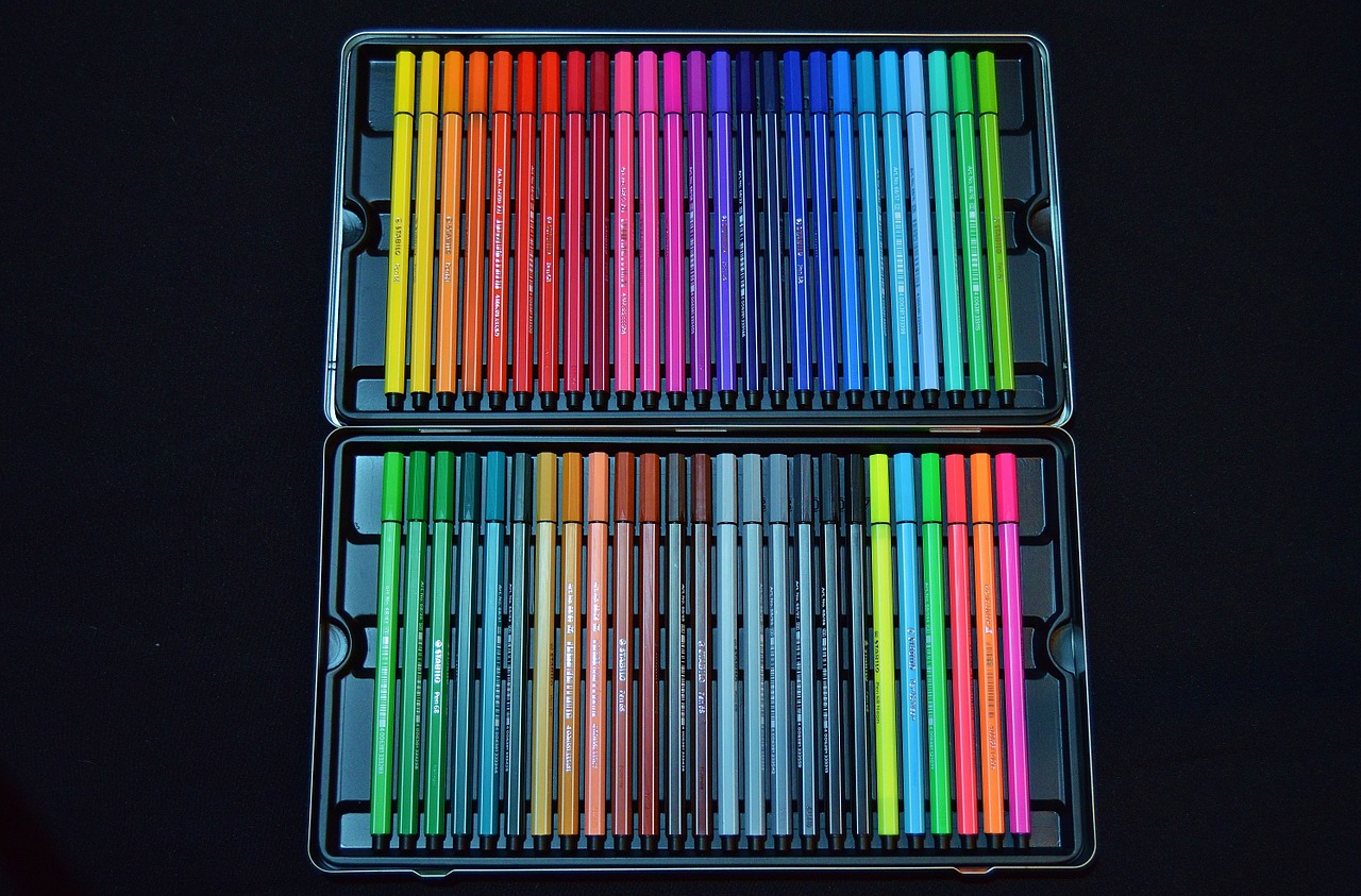 colour pencils colored pencils color free photo