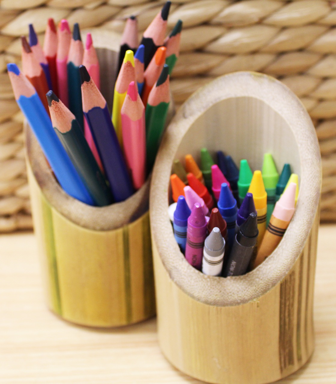 coloured pencils  crayons  school free photo