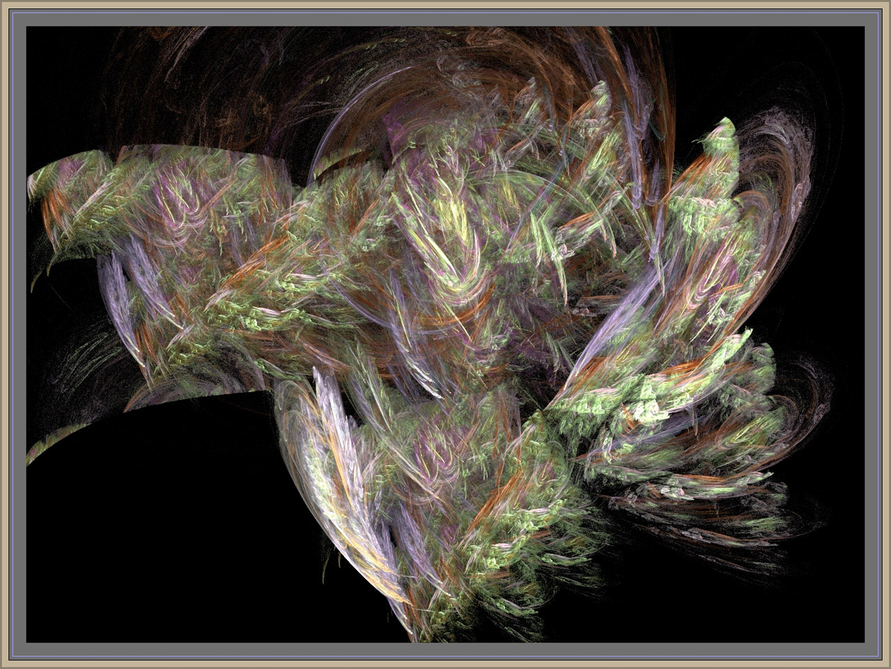 fractal wheat shape free photo