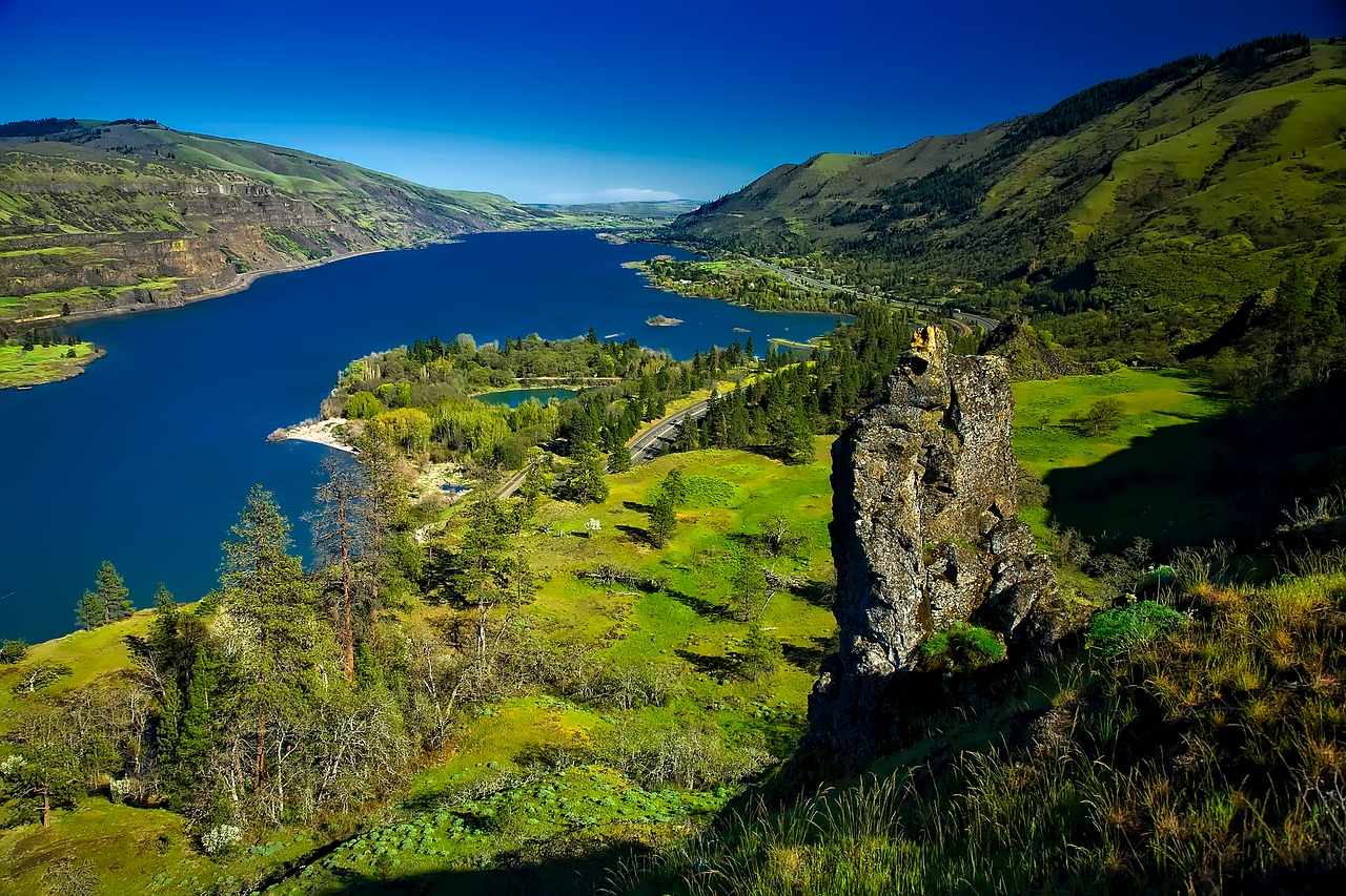 columbia river oregon gorge free photo