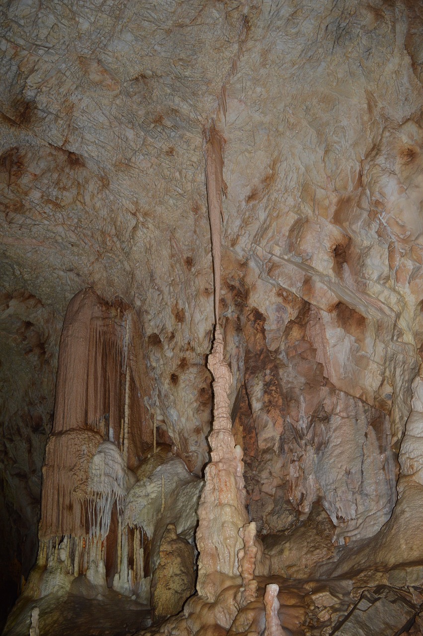 column cave underground free photo