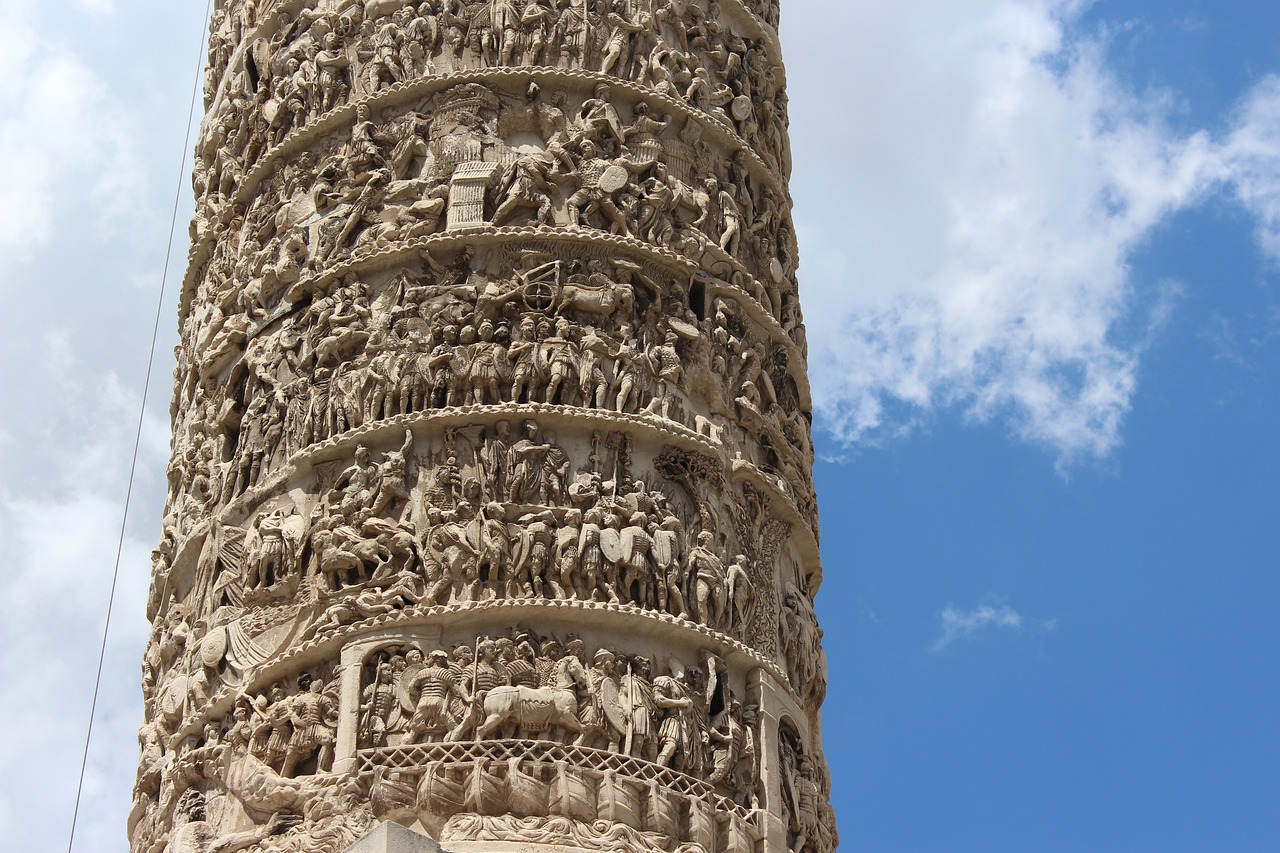 column italy rome free photo