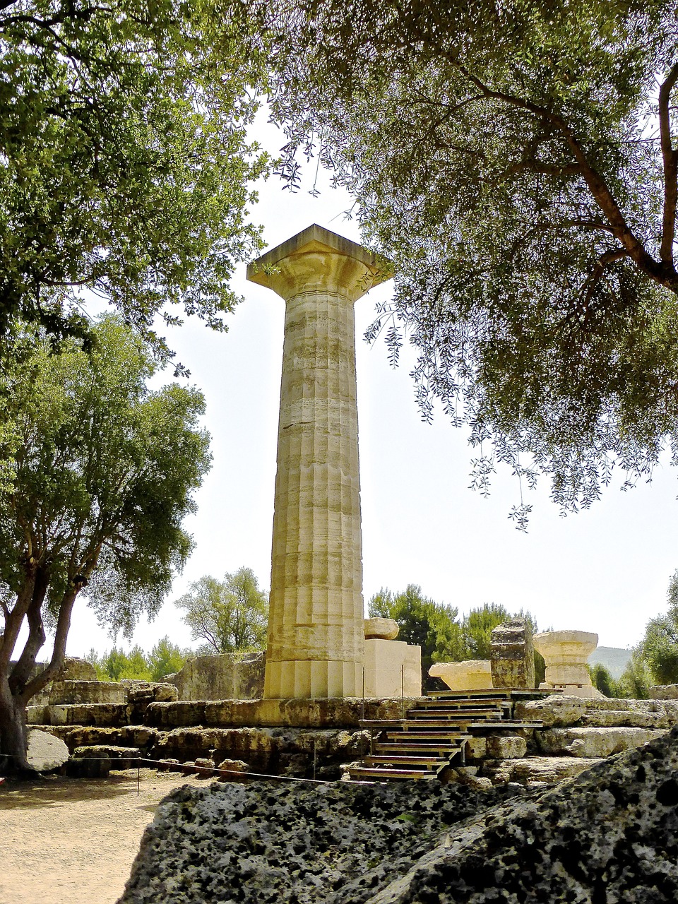 column ruins roman free photo
