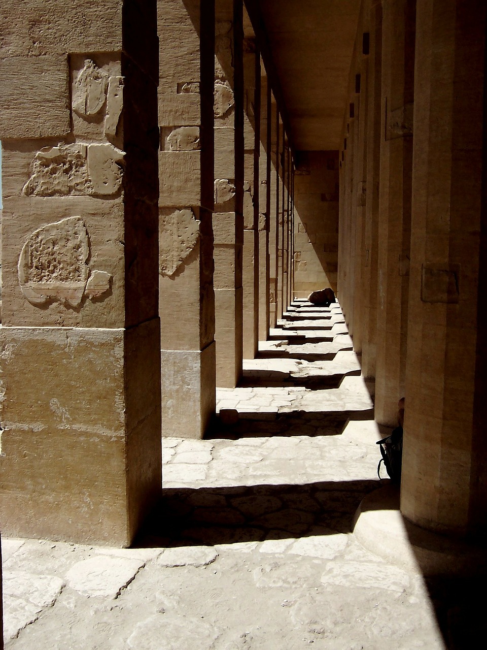 columnar ruin stone free photo