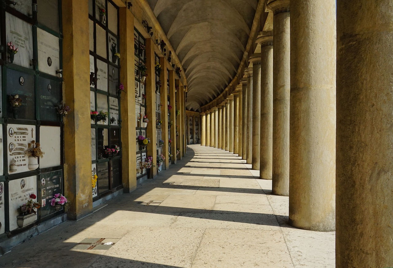 columnar  arcade  architecture free photo