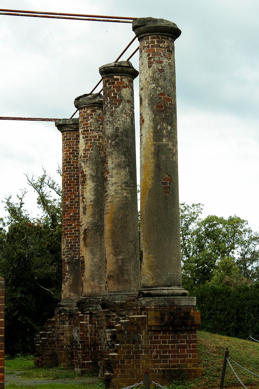 columns ruins doric free photo